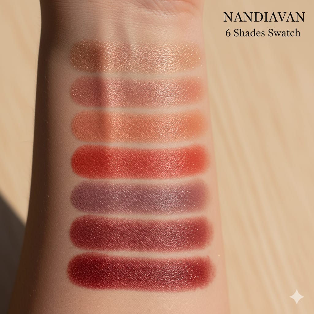 Feel High Metallic Lipstick Set of 6 (Shade A)