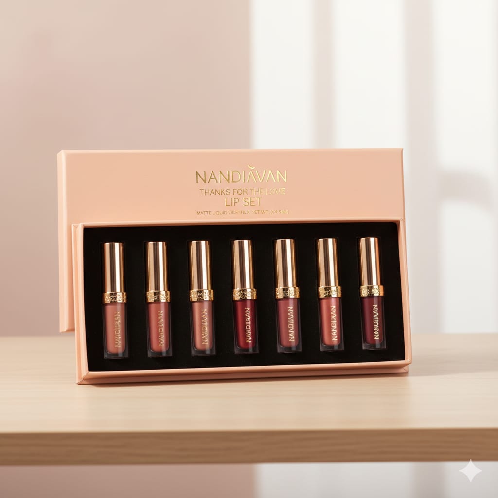 Feel High Metallic Lipstick Set of 6 (Shade A)